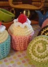 Mascot Creation - Cupcake and Rollcake Crochet Pattern