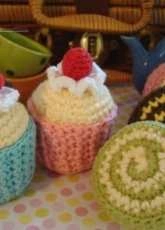 Mascot Creation - Cupcake and Rollcake Crochet Pattern