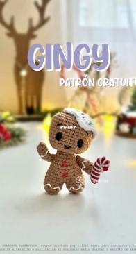 Samigurumis - Lilian Neyla Davila - Gingy - Spanish - Free