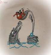 Ice age--Pattern--machine embroidery-