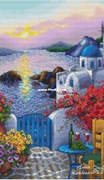 Santorini by Alena Koshkina