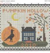 Liberty Primitives and Needlework - Pumpkin Hollow Sampler