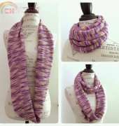 Unknow Designer-Triple Threat Infinity Scarf