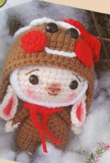 Mao Xian Qiu Mao Qiu - Costume Doll Cat Series - Gingerbread  - Chinese
