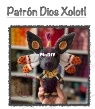 Creaciones Lana - Yazmín González Sánchez - Xolotl God - Dios Xolotl - Spanish