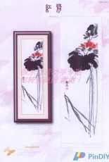 I Love CrossStitch QBS-005 - Red Lotus
