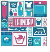 Laundry by Emma Congdon from Cross Stitcher 280 - July 2014 PCS