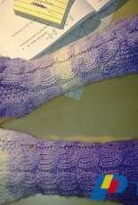 Cables and Seed Stitch Fingerless Gloves/Mitts by Eleni Paraschou - free