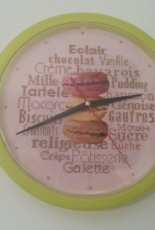 horloge macarons