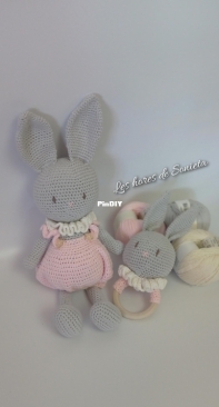 Bunny and rattle