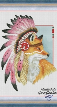 Amerindian Fox by Nadezhda Gavrilenkova XSD