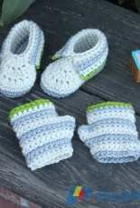 Knit and Crochet Now - Episode 710ANV - Candi Jensen - Little Hands and Feet Crochet Booties and Fingerless Gloves - free