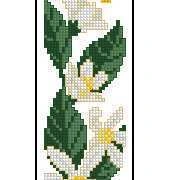 Jeanette Crews Designs - Book 1254 - Floral Bookmarks O