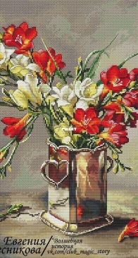 Freesias by Evgeniya Kolesnikova