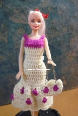 Maguinda Bolsón - Ambar dress and bag set for dolls