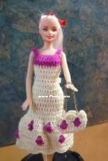 Maguinda Bolsón - Ambar dress and bag set for dolls