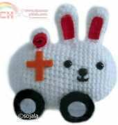 Amigurumi to Go - Sharon Ojala - Bunny Ambulance - Free
