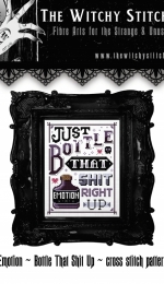 The Witchy Stitcher - Emotion Bottle That Shit Right Up