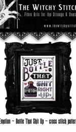 The Witchy Stitcher - Emotion Bottle That Shit Right Up