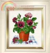 Ellen Maurer Stroh EMS 036  Pansy Pot