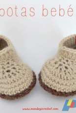 Mondays Crochet - Booties for babies - Free - Spanish