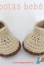 Mondays Crochet - Booties for babies - Free - Spanish