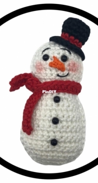 Jookz Creaties - Joke Postma - Snowman - Sneeuwpopje - Dutch