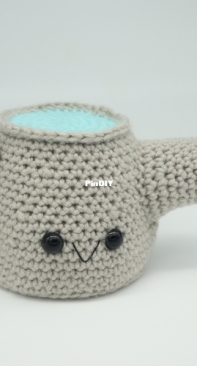 Stringy Ding Ding - Olive - Watering Can Amigurumi - Free