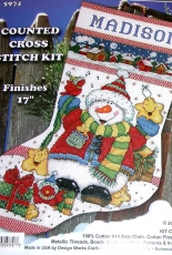 Design Works 5974 Snow Fun Stocking by Joan Elliott