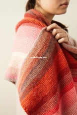 Colorflow Garter Wrap - Purl Soho - Free