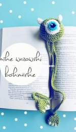 Virktokig - Mike Wazowski bookmark - Swedish - Free
