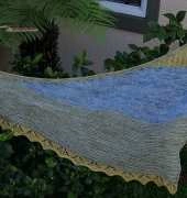 Two if by Sea Shawlette by Pam Jemelian