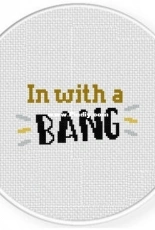Daily Cross Stitch - In With A Bang