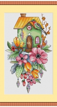 House with Tulips by Alexandra Zamorina XSD