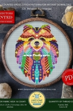 Awesome Pattern Studio 528 - Mandala Pomeranian