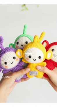 Ami Saigon - Vui vui - Amigurumi Teletubbies - English