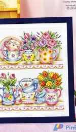 Country Kitchen by Susan Bates from Cross Stitch Gold 102