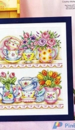 Country Kitchen by Susan Bates from Cross Stitch Gold 102