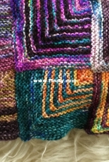 Tangled Poets Miter Blanket by Heather Scott - Aberdeens Wool Co. - Free