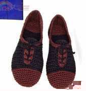 Sophie and Me - Ingunn Santini - Leather-Look Lace-Up Slippers