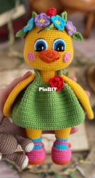 Sovushkin Mir Toys - Elena Ashlapova - Chick & Teddy Bear