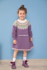House of Yarn 18-08 Lisa kjole lyng by Kari Haugen – Norwegian – free