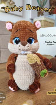 Baloo hand / Alice Shop Toys - Ekaterina Zueva - Baby Beaver