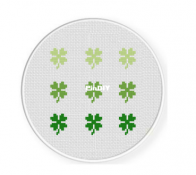 Daily Cross Stitch - Shamrock Ombre