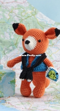 Rico Design - This Little Hook - Fox with Binoculars - Free