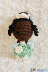Electric Bunny Crafts- Gina Fiorito - Princess Tiana Amigurumi Doll