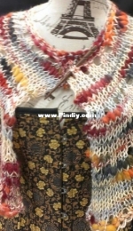 Bamboo Bloom Capelet by Melinda Morrow-Free