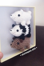 EbonykattAmi - Ebony Ce - We Bare Bears Amigurumi Pattern - Free