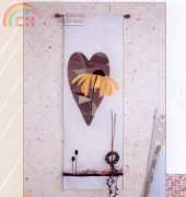 UB Design 818 - Sonnenhut im Patchworkherz