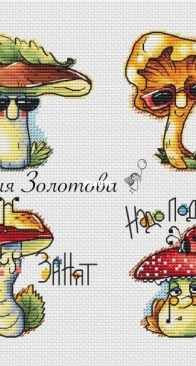 Mushrooms by Julia Zolotova